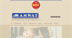 Desktop Screenshot of amwatmovers.com