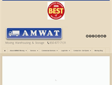 Tablet Screenshot of amwatmovers.com